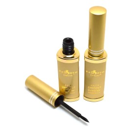 Delineador Líquido Italia Deluxe Dorado Mate Hipoalergénico Waterproof
