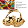 Double Fruit Plate Zinc Alloy Dual Fruit Tray Decorative Fruit