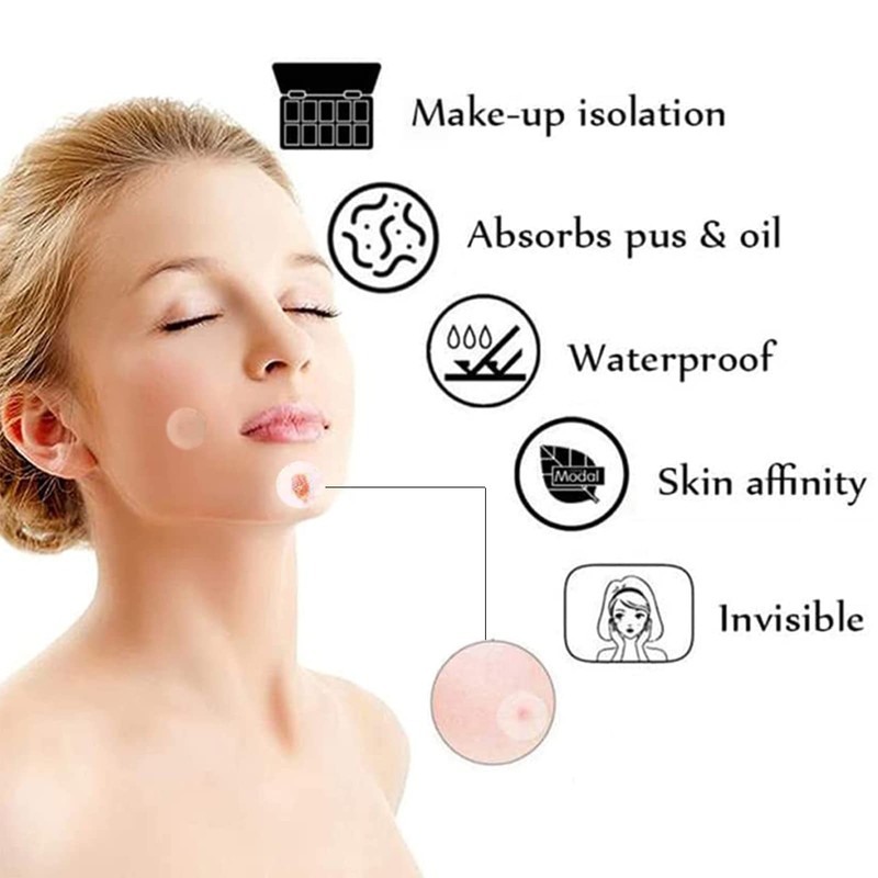 Rpanle Acne Patches[180 Pcs], Invisible Hydrocolloid Spot Patches, Dots for
