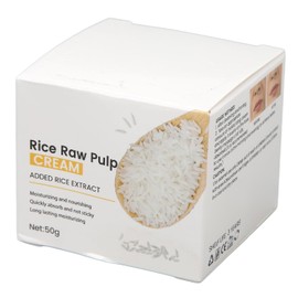Crema de Agua de Arroz ANGGREK, Crema Facial Reparadora de Arroz de 1,8 Oz, Crema Hidratante para la Cara que Se Desvanece, Repara las Líneas Finas, Barrera para la Piel, Crema