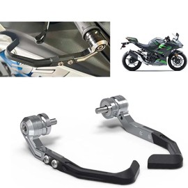 Yoothi Compatible for Kawasaki Z400 ZX-4R ZX-4RR Ninja 400 Bike Handlebar Brake Clutch Lever Guard Hand Guard Brake Clutch Lever Protection Kit zx4r Lever Guard