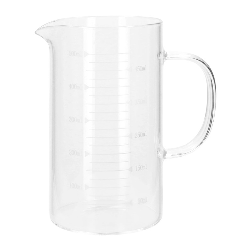 Krumble Messbecher aus Glas mit Holzdeckel - Messbecher - Glas