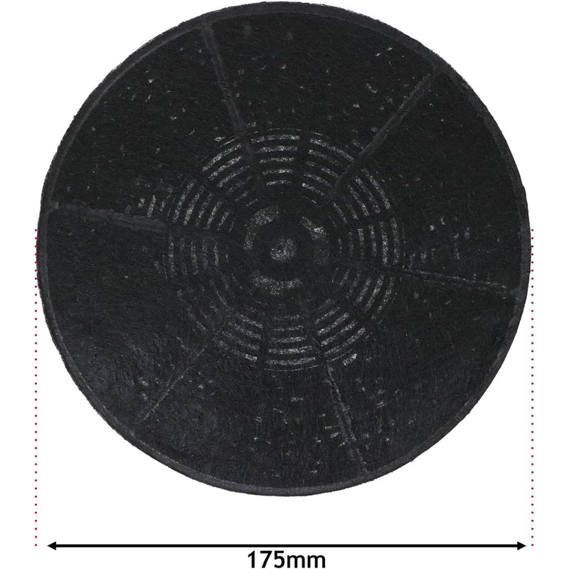 SPARES2GO Carbon Charcoal Filter compatible with CDA CCA52WH CHA15 Cooker