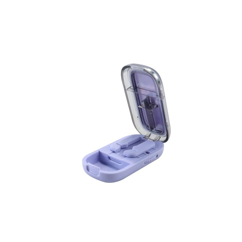 Pill Cutter, Portable & Adjustable 1/2 and 1/4 Pill Splitter