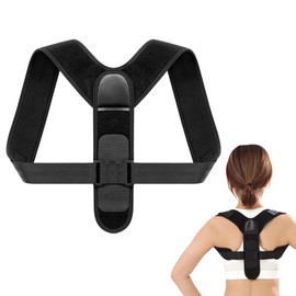 elthmpr Back Straightener, Posture Corrector for Women and Men, Adjustable Comfortable Upper Back Support, Posture Trainer, Shoulder Strap for Back, Neck and Shoulder