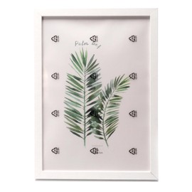 A4 size, 8.3 x 11.7 inches (21 x 29.7 cm), Wooden Frame, Stand, Black, Wall Mountable, Picture Frame, Landscape, Portrait, For Home and Office Use (White)