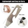 Titanium EDC Multi Tool with Bottle Opener, Pry Bar, and