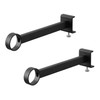 Yamazaki 1587 Kamoi Indoor Clothesline Pole Holder, Depth Wide, Black,