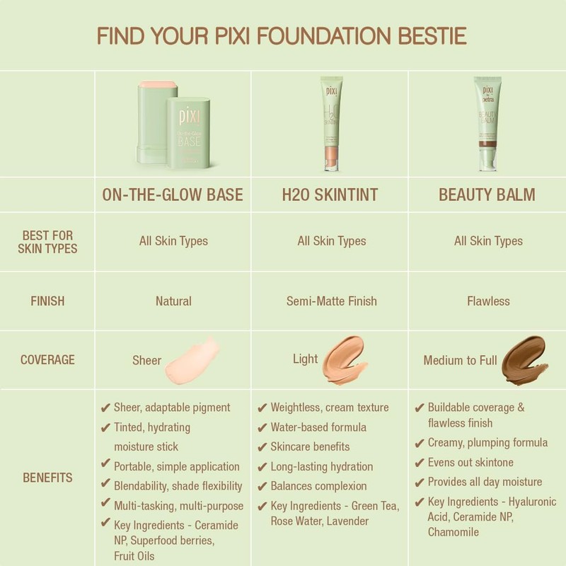 Pixi Beauty On-the-glow Base Humectante en Barra, Tono Fair, 19g