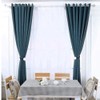Cabilock Ganchos Decorativos para Cortinas, Cristal Negro