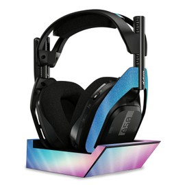 MightySkins Glossy Glitter Skin Compatible with Astro A50 Wireless Headphones + Base Station (Gen 4) - Vivid Fog | Protective, Durable High-Gloss Glitter Finish | Easy to Apply | Made in The USA