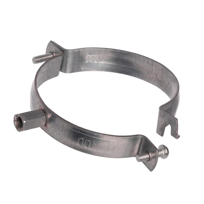 Pipe Clamp Diameter 100 mm Spiral Duct Pipe Holder Pipe
