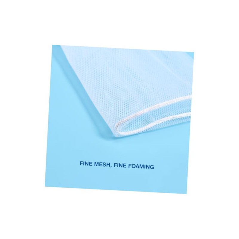 Frcolor 10 PCS Exfoliating Mesh Soap Saver Pouch Bag Sack
