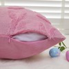 LOMCHEN Easter Throw Pillow Covers 16x16 inch Set of 2