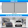 Sliding Garage Door Screen 9x7FT for 1 Car Garage Doors,
