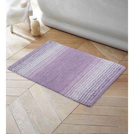 Home Weavers 100% Cotton Gradiation Collection Bathroom Décor | Washable Rug | Bathroom Mat | Kitchen Mat | Bathroom Rug Set | Bath Mat Set | Bath Floor Mat Non Slip, 24"x40", Purple