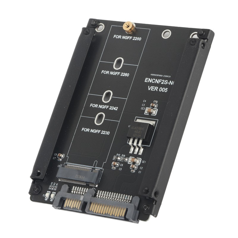 High Performance 22pin M.2 NGFF to SATA Adapter Plug and