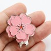 Cherry Blossom Golf Marker Hat Clip Magnetic Detachable Cherry Petal