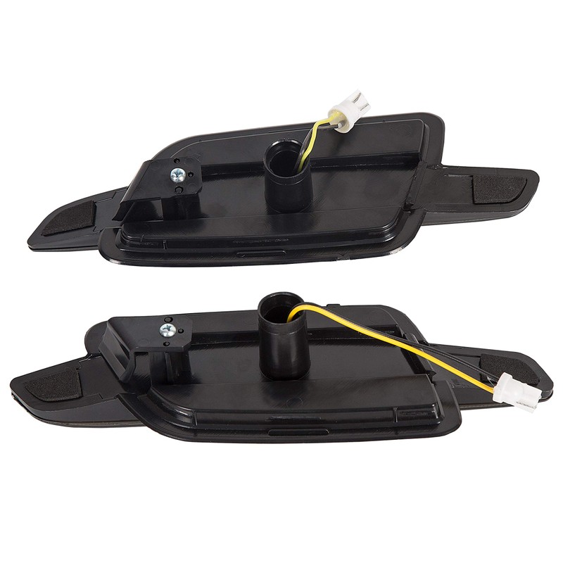 HECASA Front Fender Side Marker Lights Compatible with 2008 2009