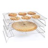 3‑Tier Cooling Rack Collapsible Folding Legs for Cookies Cakes Kitchen
