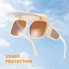Cyxus Over Sunglasses, Polarized Lenses, UV Protection, Ultra Lightweight, TR90