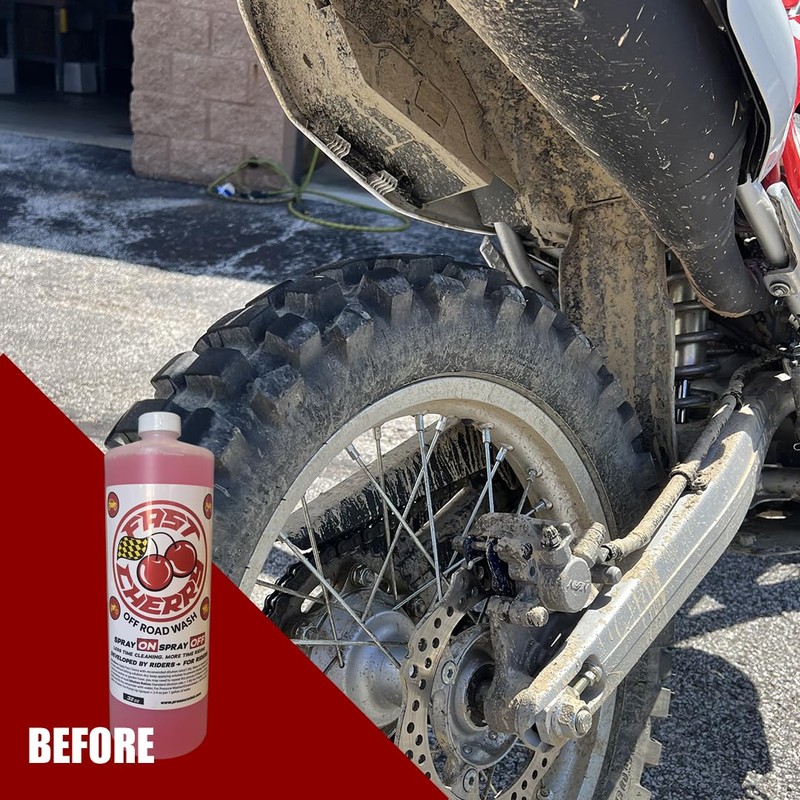 PressureTek Fast Cherry: Off-Road Vehicle Wash for Dirt Bikes, ATVs,
