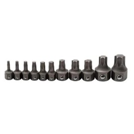 GEARWRENCH 11 Pc. Torx Insert Bit Set for 6 & 12 Pt. Wrenches - 81560