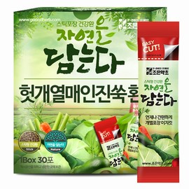 Joeun Yakcho Hovenia Dulcis Fruit Artemisia Capsules Stick Type 3g x 30 Packs / 조은약초 헛개열매 인진쑥환 스틱형 3g x 30포