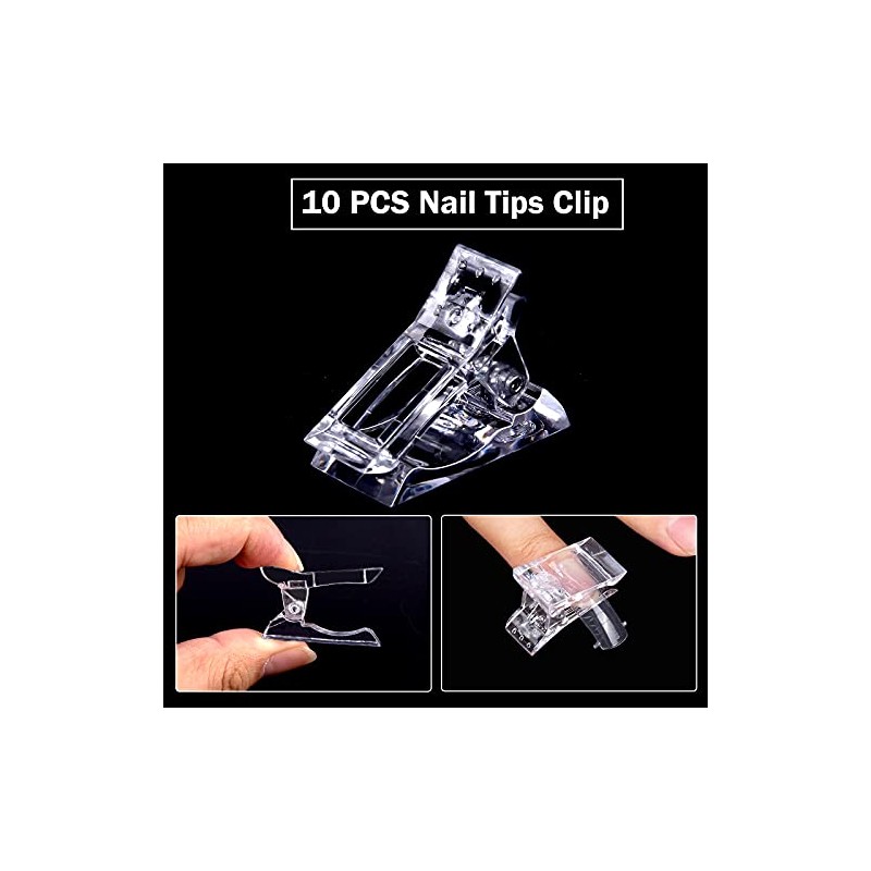 Dual Nail Forms Set, 120pcs Dual Forms Nails with 10pcs