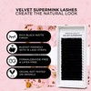 LLBA Super Mink Wimpernverlängerung: verschiedene Auswahl (0,05 bis 0,2), C-CC-D-Wölbungen,