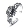 CELESTIA Vintage Lion Ring Pentagram Witch Knot Rings Adjustable Women's