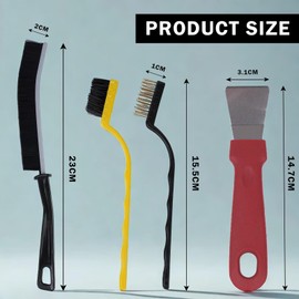 Crevice Gap Cleaning Brush, Multifunctional Cleaning Brush for Kitchen, Bathroom, Doors and Windows, Pack of 11