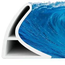 78" Shower Threshold Water Dam Barrier|3cm High Flexible Door Seal Strip|Leak-Proof Shower Dam&Bottom Seal|Self-Adhesive Water Guard for Dry/Wet Separation (Bathroom, Kitchen)