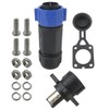 Trolling Motor Plug Receptacle Set - 12V/24V/ 36V/48V Plug for