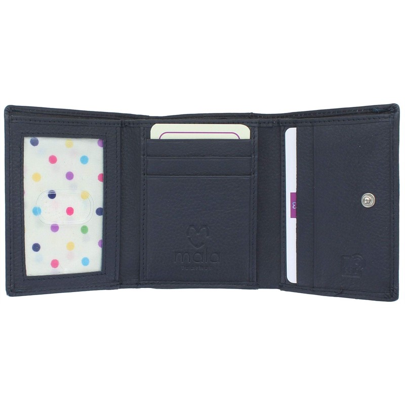 Mala Leather Cleo The Cat Collection Small Leather Purse RFID