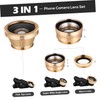 TEHAUX Macro Phone Lens Lens Kit Fisheye Camera Clip on