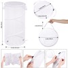 BATTOO Large Collapsible Laundry Basket with Lid Foldable Mesh Pop