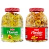 Iselitas | Plantain chip Salted Party Size Jar | Thin