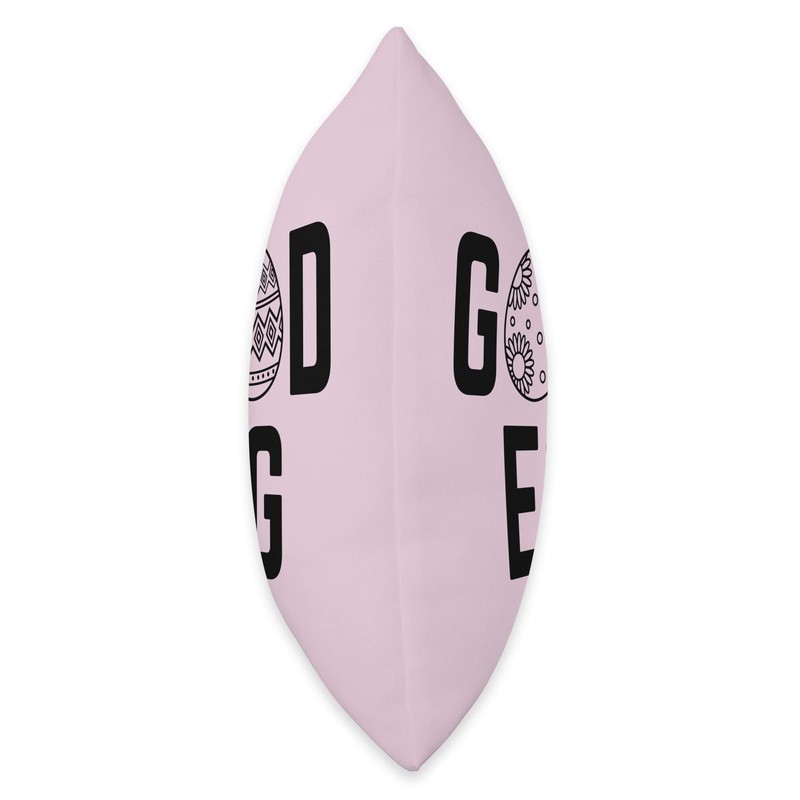 Good Egg Funny Easter Throw Pillow, 18x18, Multicolor