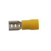 Connect 30211 9.5mm Female Push-On - Yellow (Pack of 100)