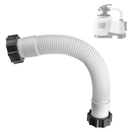 11535 Pool Sand Filter Pump Hose for Intex Sand Filter, 1.5'' Diameter Pool Pump Hose Replacement for Above Ground Pools & Saltwater Systems, 16 Inch Pool Hoses Interconnecting Pool Filter to Pump