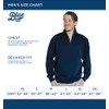 Blue 84 Men's Michigan Wolverines Quarter Zip Sweatshirt Icon Team