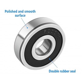 10 PACK Rillenkugellager 6200-2RS Kugellager 10 * 30 * 9mm Stahl Lager für Mechanische Ausrüstung Elektrische Instrumente Spielzeug