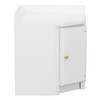1:12 Dollhouse Corner Cabinet Decorative Robust Exquisite Craftsmanship Simulated Mini