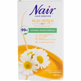 Nair nair body wax strips 16's