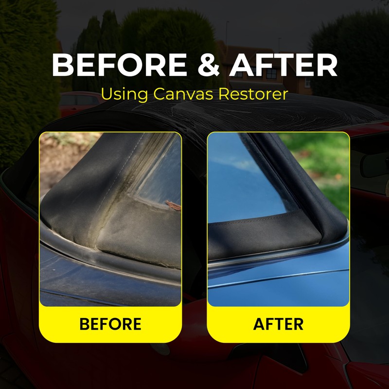 PROTEX World Convertible Soft Top Canvas Restorer Black 1ltr. -