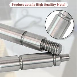 2 Pack- W10359270 Dryer Drum shaft replacement Left Side Roller Shaft Compatible With Whirlpool Dryer，Replacement AP6020387, W10359270, 1878661, 239480