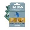 Trojan Condón Piel Desnuda, 3 piezas