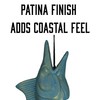 Rivers Edge Products Fishbone Wind Chime, Unique Fish Skeleton Wind