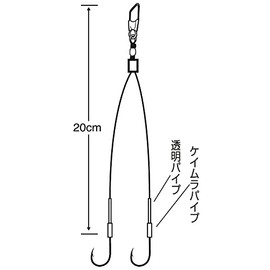 [Sasame/sasame] 太刀魚 Ginza Horizontal 2 Pcs Double Guard E – 911 Widget 太刀魚 Widget hairtail Fishing Tributary Widget